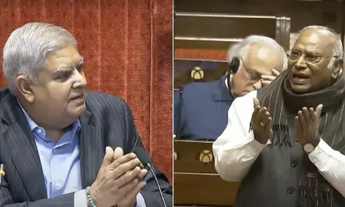 Rajya Sabha: నేను రైతు కుమారుడ్ని.. భయపడబోను.. రాజ్యసభలో ధంఖర్ వర్సెస్ ఖర్గే