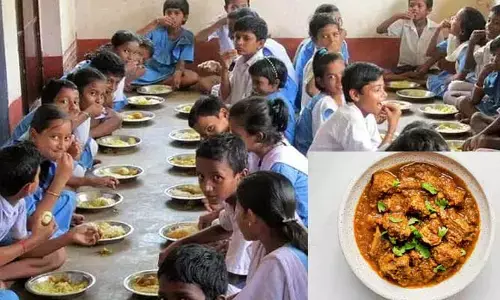 Breaking News : విద్యార్థులకు గుడ్ న్యూస్.. మెనూలో మటన్ కూడా