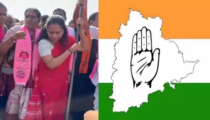 BRS: గత తెలంగాణ తల్లి విగ్రహానికి కవిత శంకుస్థాపన.. జీవో ప్రకారం కవితపై చర్యలుంటాయా? BRS: గత తెలంగాణ తల్లి విగ్రహానికి కవిత శంకుస్థాపన.. జీవో ప్రకారం కవితపై చర్యలుంటాయా?