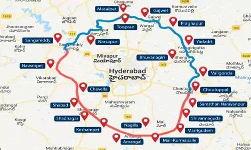 RRR: దక్షిణ భాగం రీజినల్ రింగ్​రోడ్డు టెండర్ల కు నేడు తుది గడువు