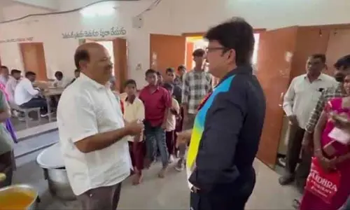 రెసిడెన్షియల్ స్కూల్ హాస్టల్‌లో నిర్లక్ష్యం.. కలెక్టర్ కోపానికి కేర్ టేకర్ బలి