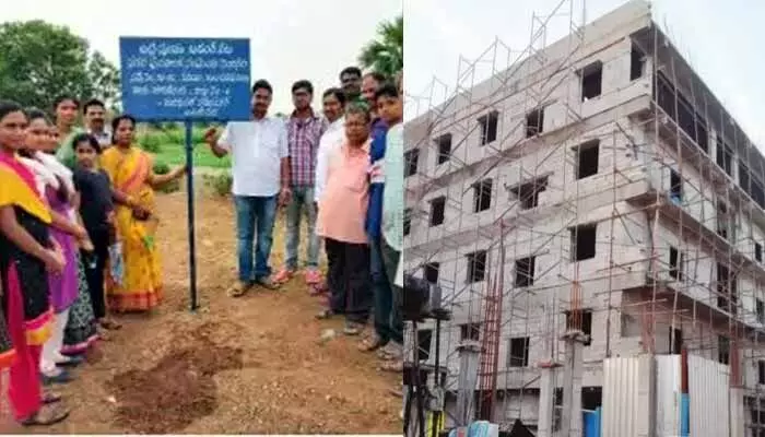 Badang Pet: మున్సిపల్ స్థలంలో అపార్ట్మెంట్లు..! Badang Pet: మున్సిపల్ స్థలంలో అపార్ట్మెంట్లు..!