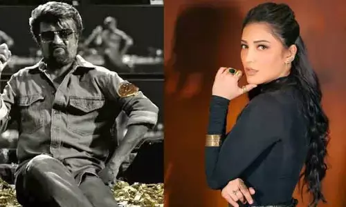Shruti Haasan: సూపర్ స్టార్ సినిమా సెట్ నుంచి ఆసక్తికర ఫొటోలు షేర్ చేసిన శృతి హాసన్..