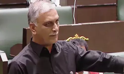TG Assembly: రాష్ట్ర అప్పులపై ప్రభుత్వ పెద్దలవి అబద్ధాలు.. అసెంబ్లీలో హరీశ్ రావు కీలక వ్యాఖ్యలు