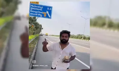 YouTuber Nuisance : ORR పై యూట్యూబర్ మనీ హంటింగ్ వీడియో... మండిపడుతున్న నెటిజన్లు