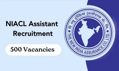 NIACL Recruitment: డిగ్రీ అర్హతతో ఇన్సూరెన్స్ కంపెనీలో 500 ఉద్యోగాలు.. పూర్తి వివరాలివే..!