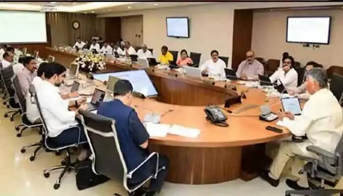 AP Cabinet Meeting:ముగిసిన రాష్ట్ర కేబినెట్ సమావేశం.. కీలక బిల్లులకు ఆమోదం! AP Cabinet Meeting:ముగిసిన రాష్ట్ర కేబినెట్ సమావేశం.. కీలక బిల్లులకు ఆమోదం!