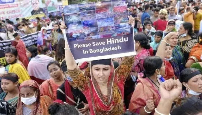 Hindus : 2024లో హిందువులపై హింస.. బంగ్లాదేశ్లో 2,200 కేసులు, పాకిస్తాన్లో 112 కేసులు Hindus : 2024లో హిందువులపై హింస.. బంగ్లాదేశ్లో 2,200 కేసులు, పాకిస్తాన్లో 112 కేసులు