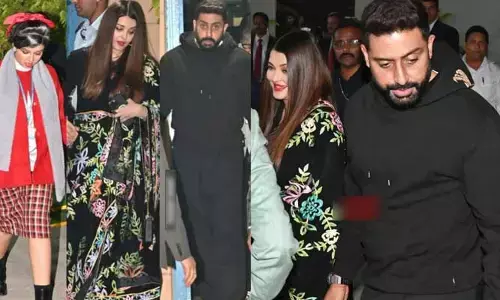 Aish- Abhishek: విడాకుల రూమర్స్: ఆ వేడుకలో ఐశ్వర్య దంపతుల సందడి.. ఫొటోలు వైరల్