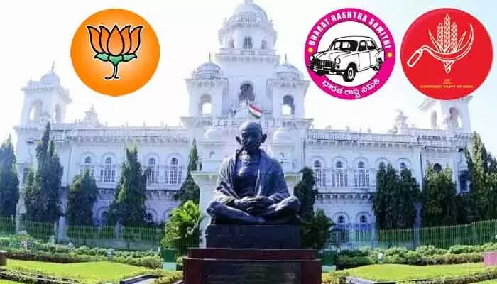 TG Assembly: బీజేపీ, బీఆర్ఎస్ వాయిదా తీర్మానాలు.. సభలో ఆ అంశంపై చర్చకు పట్టు TG Assembly: బీజేపీ, బీఆర్ఎస్ వాయిదా తీర్మానాలు.. సభలో ఆ అంశంపై చర్చకు పట్టు