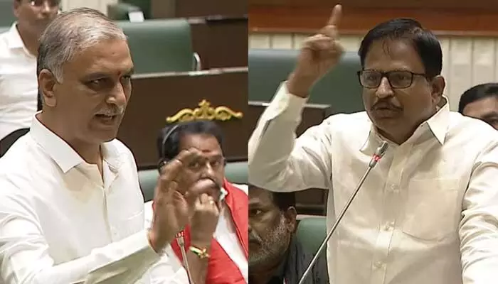 Assembly: సమయపాలనపై హరీష్ రావుకు కాంగ్రెస్ ఎమ్మెల్యే యెన్నం డైలాగ్ కౌంటర్ Assembly: సమయపాలనపై హరీష్ రావుకు కాంగ్రెస్ ఎమ్మెల్యే యెన్నం డైలాగ్ కౌంటర్