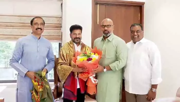 Congress: సీఎం రేవంత్ రెడ్డిని కలిసిన బీజేపీ ఎంపీ అరవింద్ Congress: సీఎం రేవంత్ రెడ్డిని కలిసిన బీజేపీ ఎంపీ అరవింద్