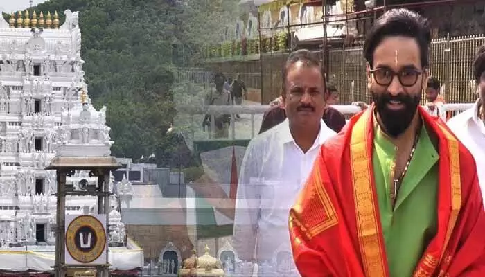 Tirumala News:తిరుమల శ్రీవారిని దర్శించుకున్న మంచు విష్ణు Tirumala News:తిరుమల శ్రీవారిని దర్శించుకున్న మంచు విష్ణు