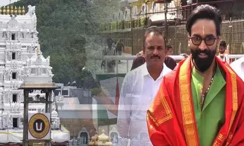 Tirumala News:తిరుమల శ్రీవారిని దర్శించుకున్న మంచు విష్ణు