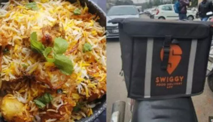 Swiggy: స్విగ్గీలో ప్రతి నిమిషానికి 158 బిర్యానీ ఆర్డర్లు Swiggy: స్విగ్గీలో ప్రతి నిమిషానికి 158 బిర్యానీ ఆర్డర్లు