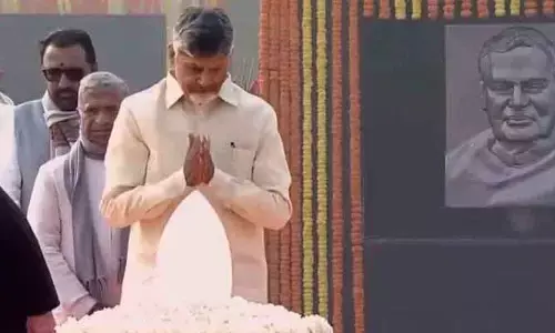 CM Chandrababu:మాజీ ప్రధాని వాజ్‌పేయికి సీఎం చంద్రబాబు నివాళులు