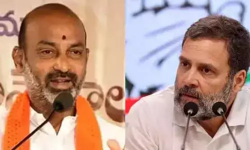 Bandi Sanjay : రాహుల్ గాంధీ అభినందనలపై బండి సంజయ్ విసుర్లు