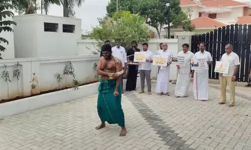 K Annamalai: కొరడా దెబ్బలు తిని.. మొక్కులు చెల్లించుకున్న అన్నామలై