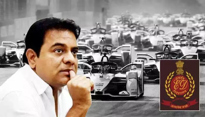 Formula E-Car Race: ఫార్ములా- ఈ కారు రేస్ కేసులో బిగ్ ట్విస్ట్.. కేటీఆర్కు ఈడీ నోటీసులు Formula E-Car Race: ఫార్ములా- ఈ కారు రేస్ కేసులో బిగ్ ట్విస్ట్.. కేటీఆర్కు ఈడీ నోటీసులు