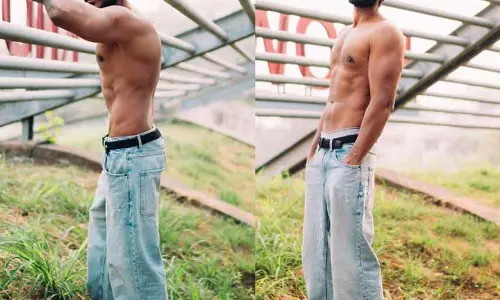 ఆ సినిమా కోసం తెగ కష్టపడి పోతున్న టాలీవుడ్ యంగ్ హీరో.. షాకింగ్ లుక్ వైరల్