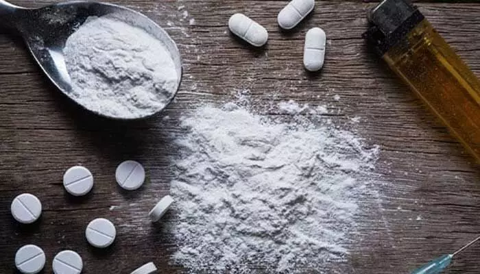 DRUGS: ఏపీ - తెలంగాణ సరిహద్దులో డ్రగ్స్ కలకలం DRUGS: ఏపీ - తెలంగాణ సరిహద్దులో డ్రగ్స్ కలకలం