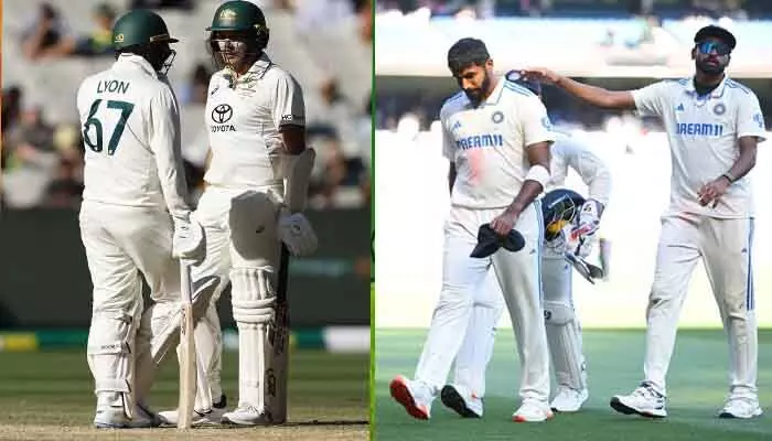 AUS vs IND: ఆసీస్ తోక తెంచలేక..భారత బౌలర్ల విలవిల AUS vs IND: ఆసీస్ తోక తెంచలేక..భారత బౌలర్ల విలవిల