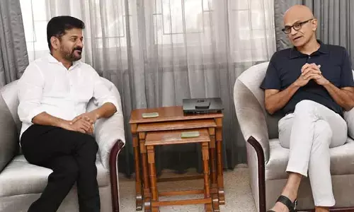 CM Revanth Reddy: రాష్ట్రంలో మరిన్ని పెట్టుబడులు పెట్టండి.. సత్యనాదెళ్లకు సీఎం విజ్ఞప్తి