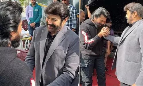 Unstoppable : అన్‌స్టాపబుల్ సెట్‌లో రామ్ చరణ్, బాలయ్య.. ఆకట్టుకుంటున్న వీడియో