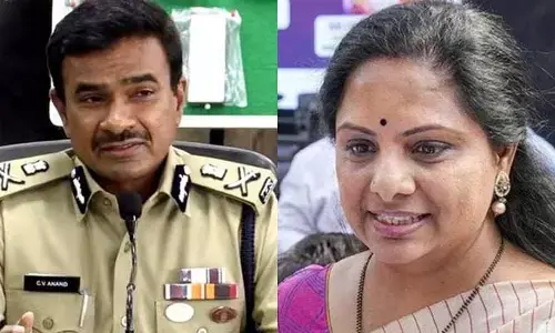 హైదరాబాద్ CP ఆనంద్‌కు MLC కవిత ఫోన్
