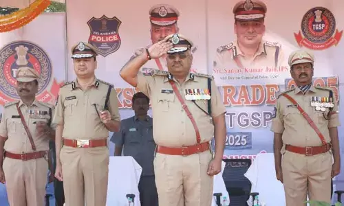 DGP: టీజీఎస్పీ పోలీసులు అంతర్జాతీయంగా రాణించాలి.. తెలంగాణ డీజీపీ జితేందర్