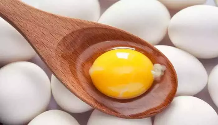 EGG: తెల్లసొన-పచ్చసొన.. జుట్టుకు ఏది మంచిది..? EGG: తెల్లసొన-పచ్చసొన.. జుట్టుకు ఏది మంచిది..?