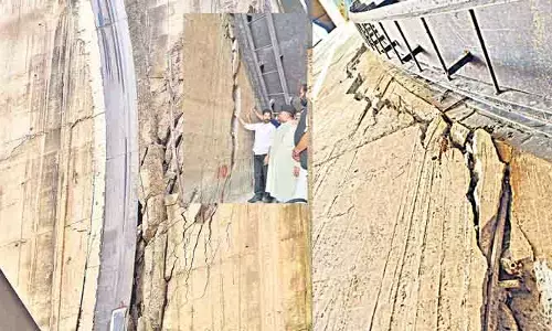 Medigadda Barrage :మేడిగడ్డ బ్యారేజీ కుంగిన ఘటనలో ఆ ఇద్దరికి చార్జీ మోమోలు