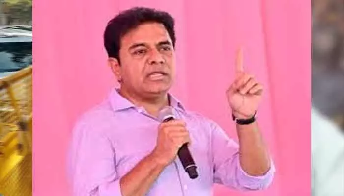 KTR : కౌశిక్ రెడ్డి అరెస్ట్ దుర్మార్గమైన చర్య : కేటీఆర్ KTR : కౌశిక్ రెడ్డి అరెస్ట్ దుర్మార్గమైన చర్య : కేటీఆర్