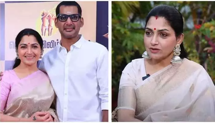 Kushboo: విశాల్ ఆరోగ్యంపై క్లారిటీ ఇచ్చిన నటి.. ఎట్టకేలకు అసలు ప్రాబ్లం చెప్పేసిందిగా Kushboo: విశాల్ ఆరోగ్యంపై క్లారిటీ ఇచ్చిన నటి.. ఎట్టకేలకు అసలు ప్రాబ్లం చెప్పేసిందిగా