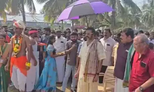 Mohan Babu : సంక్రాంతి వేడుకల్లో సందడి చేస్తున్న మోహన్ బాబు