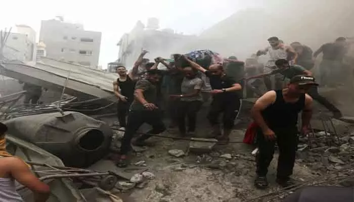 Gaza : గాజాలో మృతులు 46వేలకు పైనే ! Gaza : గాజాలో మృతులు 46వేలకు పైనే !