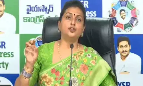 గాలి భాను ప్రకాష్‌ వ్యాఖ్యలపై మహిళా కమిషన్‌కు ఫిర్యాదు చేసిన రోజా