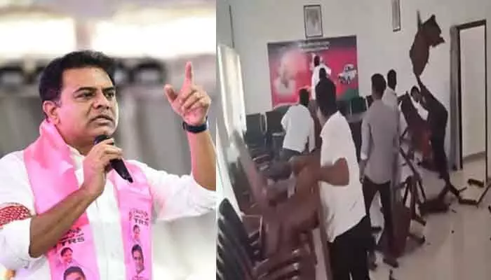 KTR : తెలంగాణలో మళ్లీ అరాచక పాలన : కేటీఆర్ KTR : తెలంగాణలో మళ్లీ అరాచక పాలన : కేటీఆర్