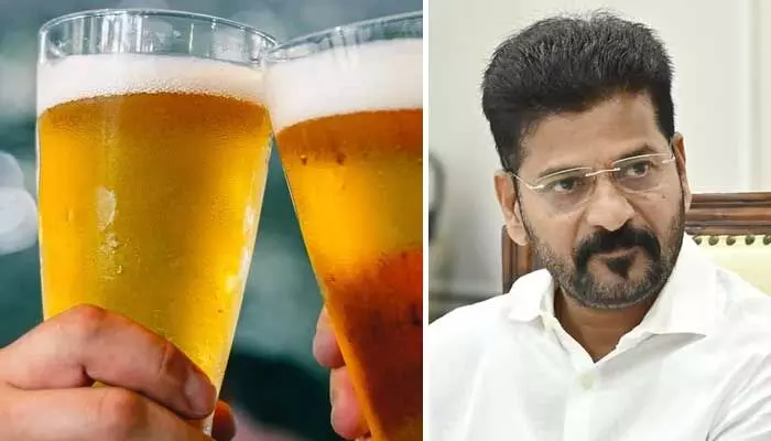 తెలంగాణలో బీర్ల ధరల పెంపుపై CM రేవంత్ కీలక ఆదేశాలు తెలంగాణలో బీర్ల ధరల పెంపుపై CM రేవంత్ కీలక ఆదేశాలు
