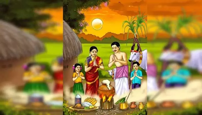 పల్లెలో వెల్లివిరిసే సంభ్రమణం పల్లెలో వెల్లివిరిసే సంభ్రమణం