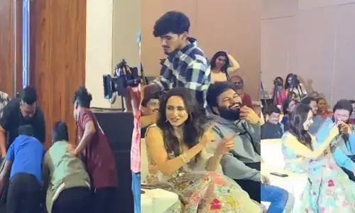 Thaman: తమన్ కొట్టే కొట్టుడికి పడిపోయిన సౌండ్ బాక్సులు.. వెంటనే అలాంటి పని చేసిన హీరోయిన్ ( Video )