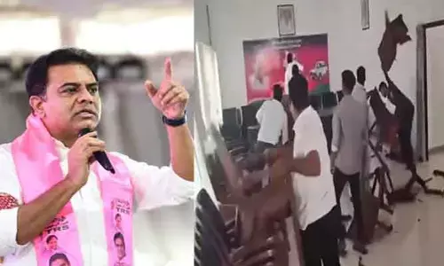 KTR : తెలంగాణలో మళ్లీ అరాచక పాలన : కేటీఆర్