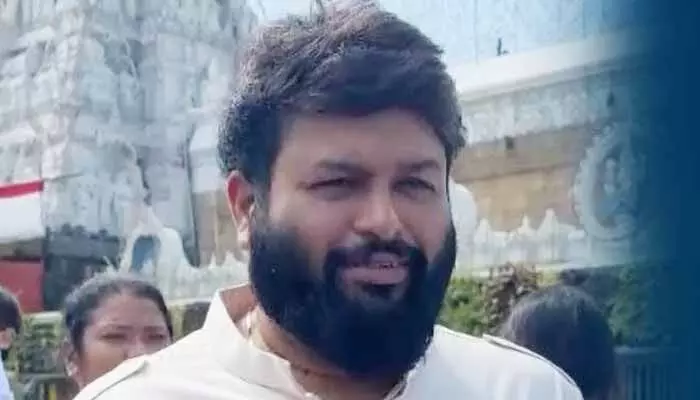 తిరుమల శ్రీవారిని దర్శించుకున్న సంగీత దర్శకుడు తిరుమల శ్రీవారిని దర్శించుకున్న సంగీత దర్శకుడు