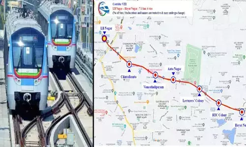 Hyderabad Metro: ఎల్బీ నగర్ టు హయత్ నగర్ మెట్రో రూట్ మ్యాప్