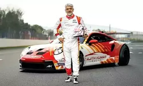 Hero Ajith : దుబాయ్‌ కార్‌ రేసింగ్‌లో మూడోస్థానంలో హీరో అజిత్ టీమ్