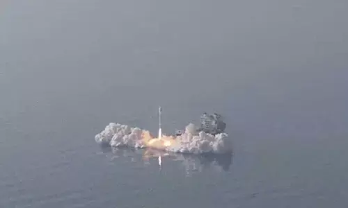 China launch satellites from a ship : సముద్రం మధ్యలో షిప్ నుంచి శాటిలైట్ ప్రయోగించిన చైనా