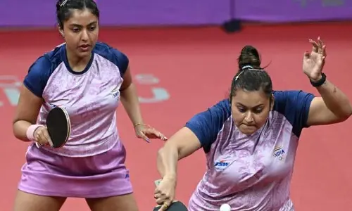 ఆసియా టేబుల్ టెన్నిస్ మహిళల డబుల్స్‌లో ‘కాంస్యం’