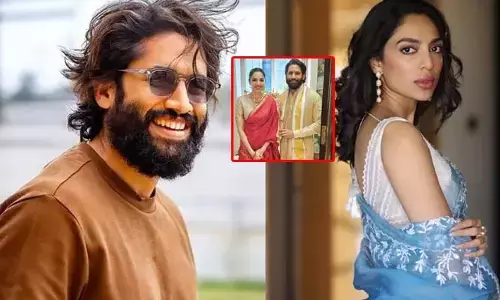 పండుగ వైబ్స్ విత్ మై విశాఖ క్వీన్.. భార్యతో స్పెషల్ ఫొటో షేర్ చేసిన చైతన్య..(పోస్ట్)
