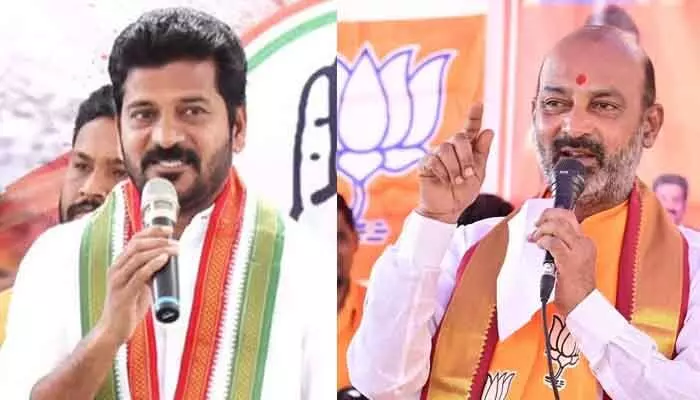 Bandi Sanjay : కాంగ్రెస్ హామీలే ఓటమికి టికెట్: బండి సంజయ్ Bandi Sanjay : కాంగ్రెస్ హామీలే ఓటమికి టికెట్: బండి సంజయ్