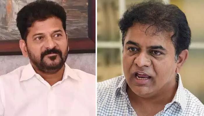 డేట్, టైమ్, ప్లేస్ చెప్పు వస్తా.. CM రేవంత్కు కేటీఆర్ సంచలన సవాల్ డేట్, టైమ్, ప్లేస్ చెప్పు వస్తా.. CM రేవంత్కు కేటీఆర్ సంచలన సవాల్